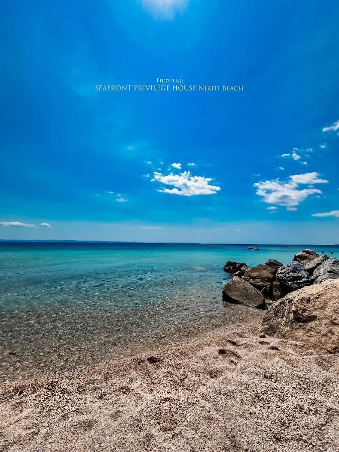Seafront Privilege House Nikiti Beach Nikiti (Sithonia)